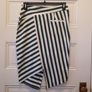 Asymmetrical Pencil Skirt. Size 2, 6 & 16
